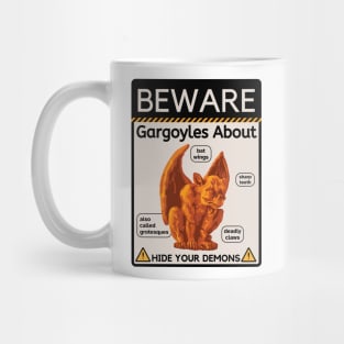 Beware Gargoyles About Mug